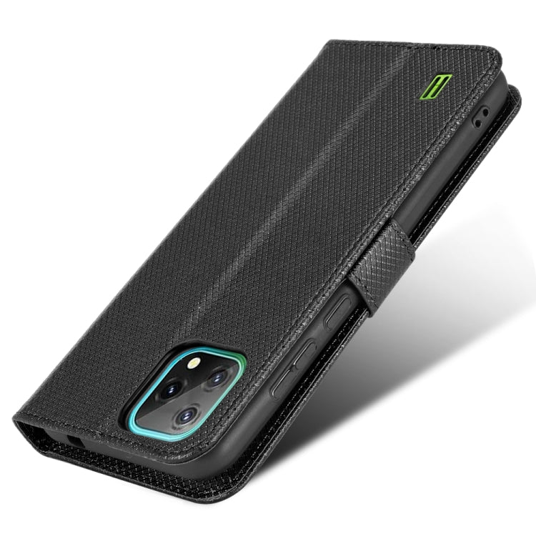 For Blackview A55 Diamond Texture Leather Phone Case(Black) - More Brand by PMC TechLife | Online Shopping South Africa | PMC TechLife | Buy Now Pay Later Mobicred