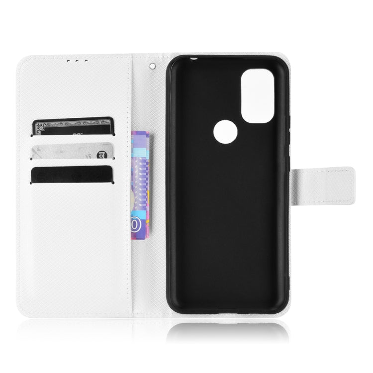 For Blackview A70 2021 Diamond Texture Leather Phone Case(White) - More Brand by PMC TechLife | Online Shopping South Africa | PMC TechLife