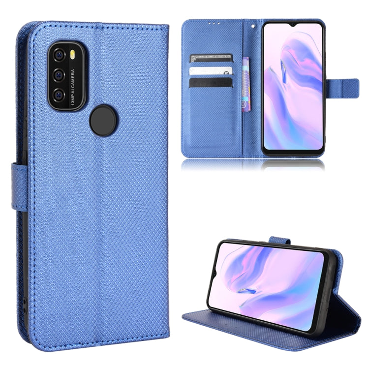 For Blackview A70 2021 Diamond Texture Leather Phone Case(Blue) - More Brand by PMC TechLife | Online Shopping South Africa | PMC TechLife | Buy Now Pay Later Mobicred
