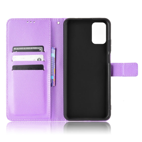 For Ulefone Note 12P Diamond Texture Leather Phone Case(Purple)