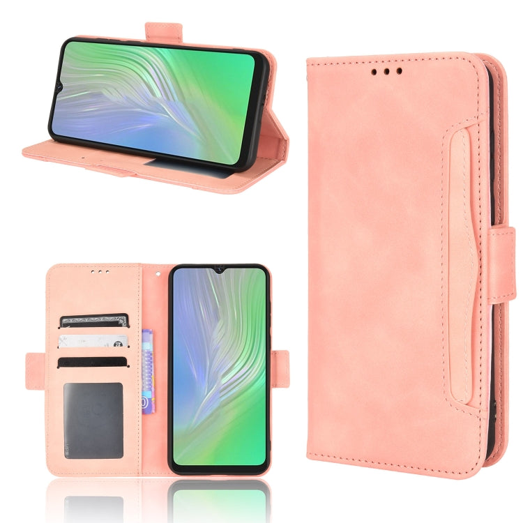 For Blackview A55 Skin Feel Calf Pattern Leather Phone Case(Pink) - More Brand by PMC TechLife | Online Shopping South Africa | PMC TechLife