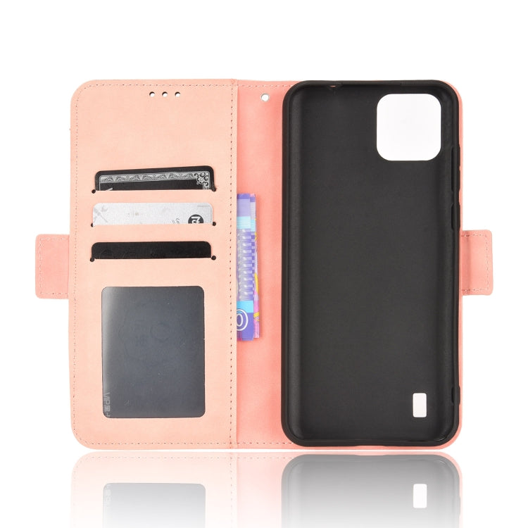 For Blackview A55 Skin Feel Calf Pattern Leather Phone Case(Pink) - More Brand by PMC TechLife | Online Shopping South Africa | PMC TechLife