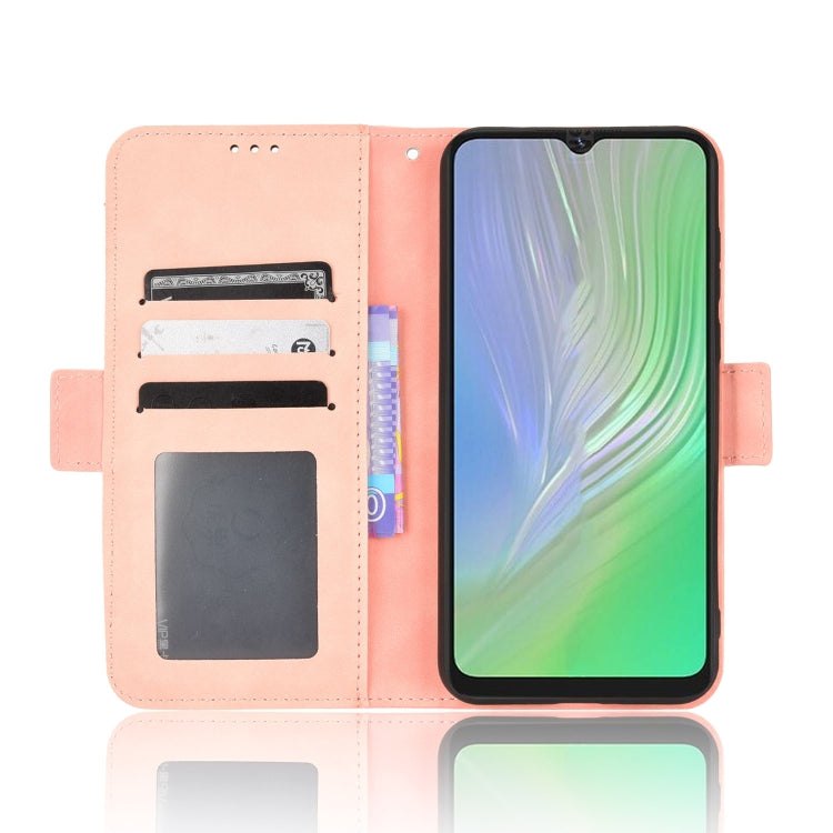 For Blackview A55 Skin Feel Calf Pattern Leather Phone Case(Pink) - More Brand by PMC TechLife | Online Shopping South Africa | PMC TechLife