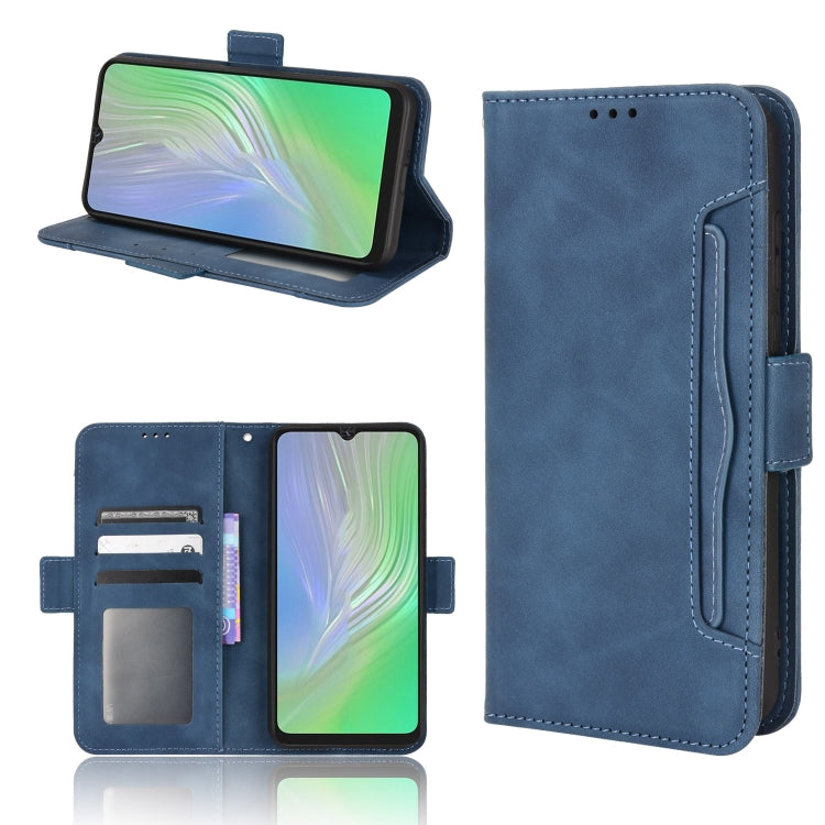 For Blackview A55 Skin Feel Calf Pattern Leather Phone Case(Blue) - More Brand by PMC TechLife | Online Shopping South Africa | PMC TechLife | Buy Now Pay Later Mobicred