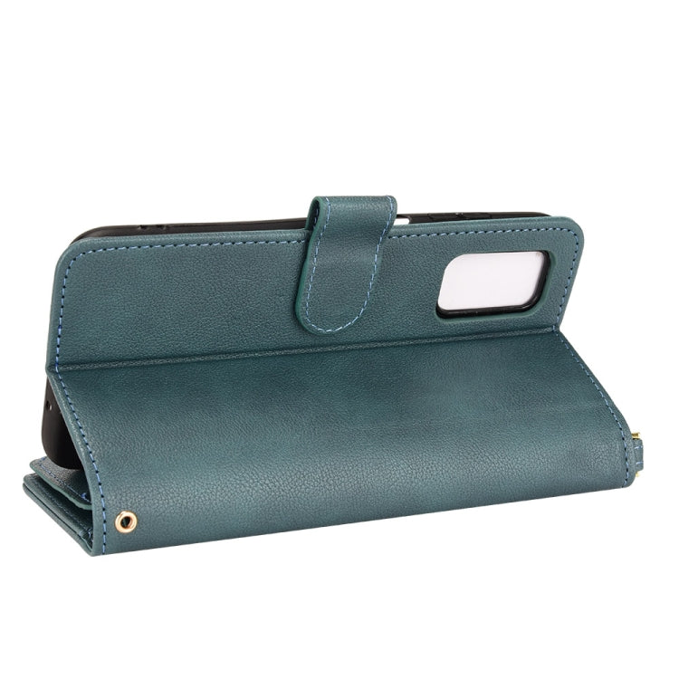 For Blackview A90 Litchi Texture Zipper Leather Phone Case(Green) - free shipping - PMC TechLife - Order now!