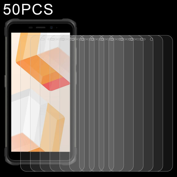 50 PCS 0.26mm 9H 2.5D Tempered Glass Film For Ulefone Armor X10 Pro