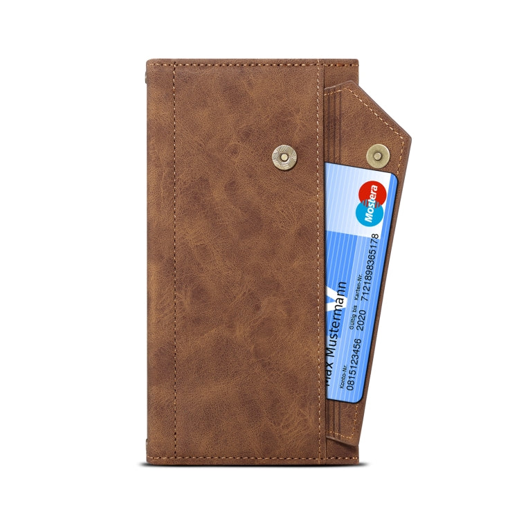 For OnePlus Nord N20 5G Retro Frosted Horizontal Flip Leather Phone Case(Brown)