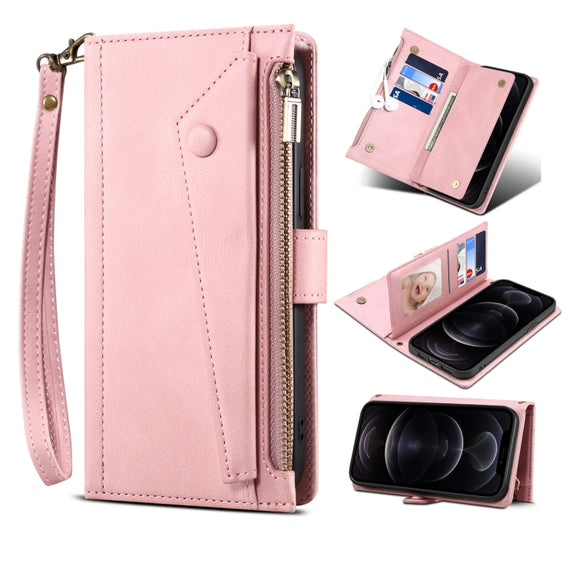 For Google Pixel 6a Retro Frosted Horizontal Flip Leather Phone Case(Rose Gold)