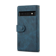 For Google Pixel 6a Retro Frosted Horizontal Flip Leather Phone Case(Deep Green)