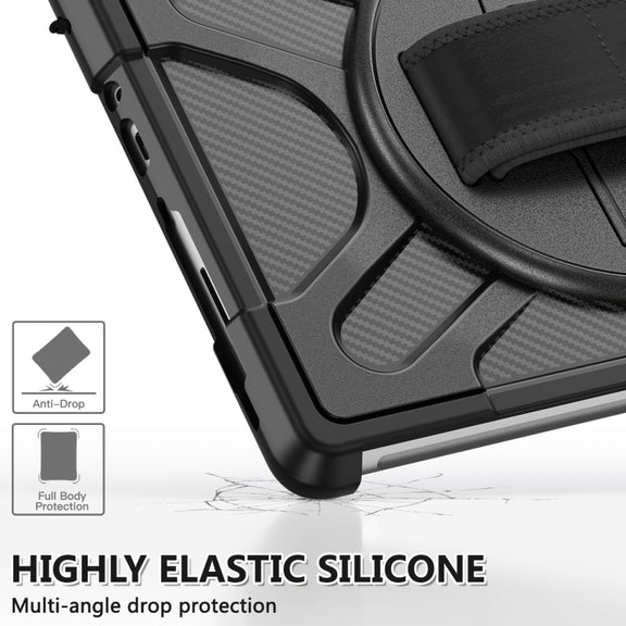 For Microsoft Surface Go 4 / 3 / 2 / 1 TPU + PC Tablet Case(Black)