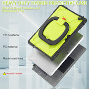 For MicroSoft Surface Go 1 / 2 / 3 TPU + PC Tablet Case(Yellow Green)