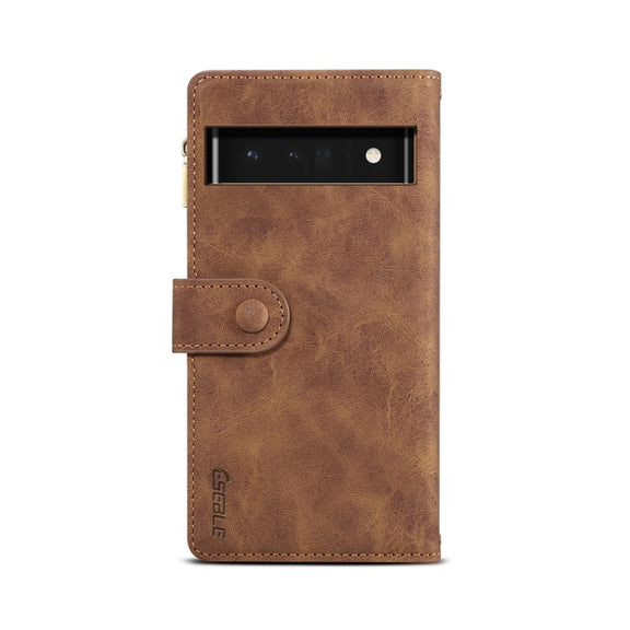 For Google Pixel 7 Pro 5G Retro Frosted Horizontal Flip Leather Phone Case(Brown)