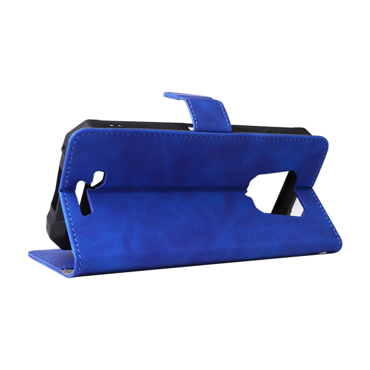 For Ulefone Armor 8 Skin Feel Magnetic Buckle Calf Texture Leather Phone Case(Blue) - Ulefone Cases by PMC Jewellery | Online Shopping South Africa | PMC Jewellery | Buy Now Pay Later Mobicred