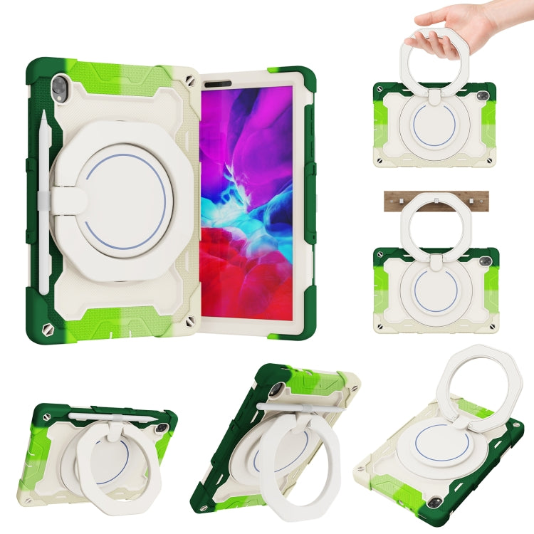 For Lenovo Tab K10 / M10 Plus Armor Contrast Color Silicone + PC Tablet Case(Colorful Green) - Lenovo by PMC TechLife | Online Shopping South Africa | PMC TechLife | Buy Now Pay Later Mobicred