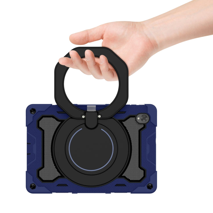 For Lenovo Tab K10 / M10 Plus Armor Contrast Color Silicone + PC Tablet Case(Black) - Lenovo by PMC TechLife | Online Shopping South Africa | PMC TechLife | Buy Now Pay Later Mobicred