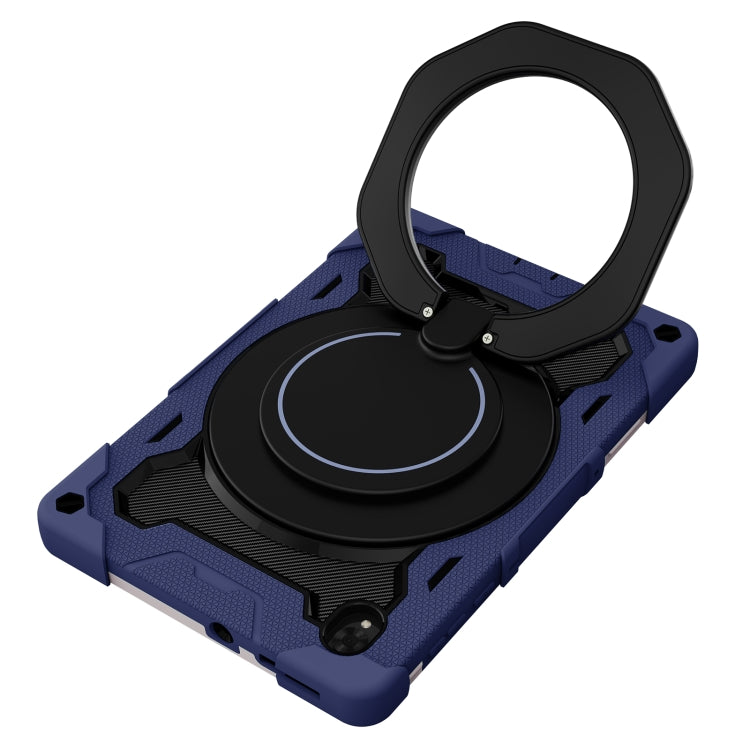 For Lenovo Tab K10 / M10 Plus Armor Contrast Color Silicone + PC Tablet Case(Black) - Lenovo by PMC TechLife | Online Shopping South Africa | PMC TechLife | Buy Now Pay Later Mobicred