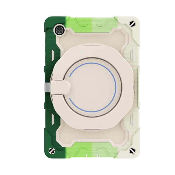 For Lenovo Tab M10 HD Gen 2 X306 Armor Contrast Color Silicone + PC Tablet Case(Colorful Green)
