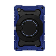 For Lenovo Tab M10 HD Gen 2 X306 Armor Contrast Color Silicone + PC Tablet Case(Navy Blue)