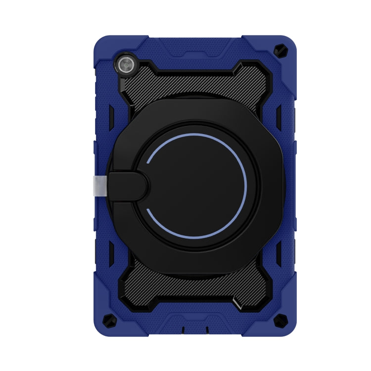 For Lenovo Tab M10 HD Gen 2 X306 Armor Contrast Color Silicone + PC Tablet Case(Navy Blue)