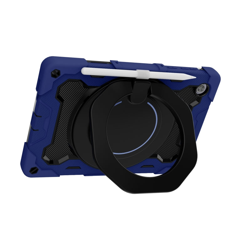 For Lenovo Tab M10 HD Gen 2 X306 Armor Contrast Color Silicone + PC Tablet Case(Navy Blue) - Lenovo by PMC TechLife | Online Shopping South Africa | PMC TechLife | Buy Now Pay Later Mobicred