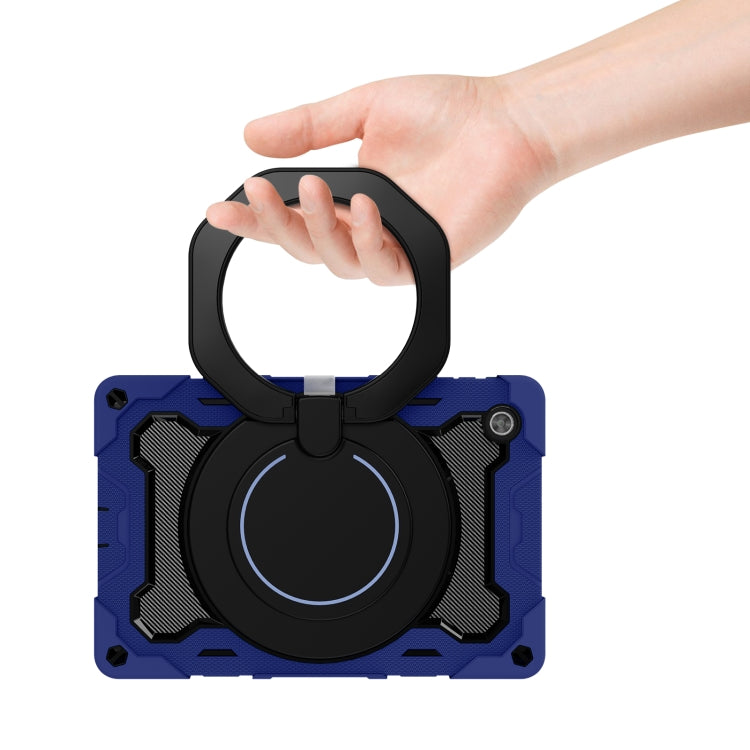 For Lenovo Tab M10 HD Gen 2 X306 Armor Contrast Color Silicone + PC Tablet Case(Navy Blue) - Lenovo by PMC TechLife | Online Shopping South Africa | PMC TechLife | Buy Now Pay Later Mobicred