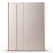 A11 Lambskin Texture Ultra-thin Bluetooth Keyboard Leather Case For iPad Air 2022 / Air 2020 10.9 & Pro 11 inch 2021 / 2020 / 2018(Gold)