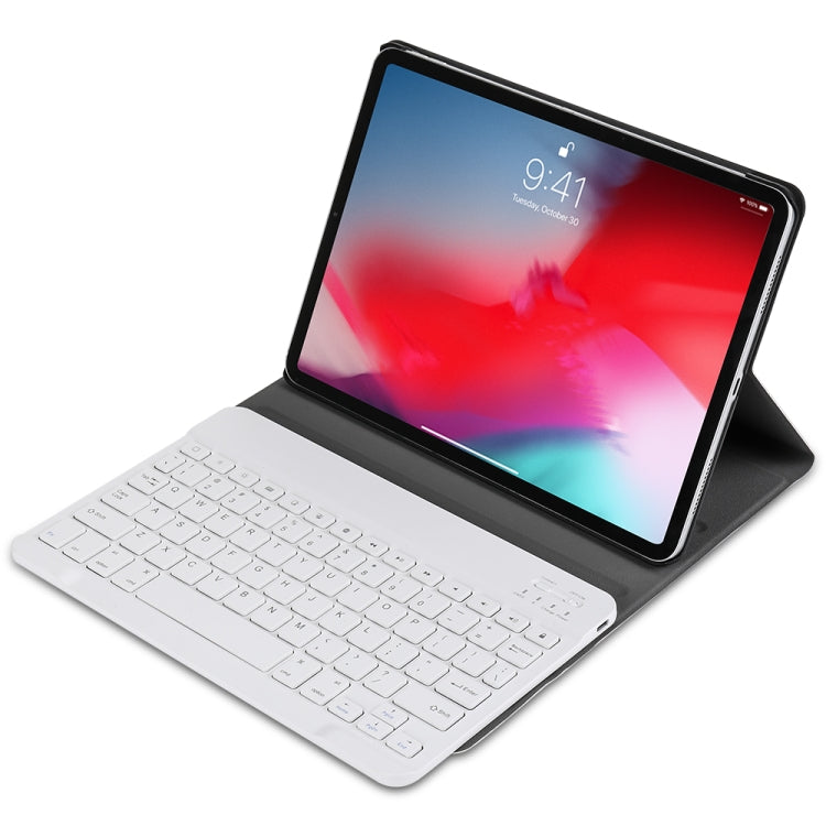 A11 Lambskin Texture Ultra-thin Bluetooth Keyboard Leather Case For iPad Air 2022 / Air 2020 10.9 & Pro 11 inch 2021 / 2020 / 2018(Gold)