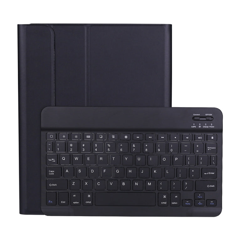 A11B Lambskin Texture Ultra-thin Bluetooth Keyboard Leather Case with Pen Holder For iPad Air 5 2022 / Air 4 2020 10.9 & Pro 11 inch 2021 / 2020 / 2018(Black) - free shipping - PMC TechLife - Order now!