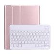 A11B Lambskin Texture Ultra-thin Bluetooth Keyboard Leather Case with Pen Holder For iPad Air 5 2022 / Air 4 2020 10.9 & Pro 11 inch 2021 / 2020 / 2018(Rose Gold) - free shipping - PMC TechLife - Order now!