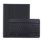 C-098B Candy Color Skin Feel Texture Bluetooth Keyboard Leather Case with Pen Holder For iPad Air 4 10.9 2020 / Air 5 10.9 2022 (Black)