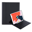 T098B Candy Color Skin Feel Texture Bluetooth Keyboard Leather Case with Pen Holder For iPad Air 4 10.9 2020 / Air 5 10.9 2022 (Black) - For iPad Air by PMC TechLife | Online Shopping South Africa | PMC TechLife
