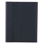 T098B Candy Color Skin Feel Texture Bluetooth Keyboard Leather Case with Pen Holder For iPad Air 4 10.9 2020 / Air 5 10.9 2022 (Black)