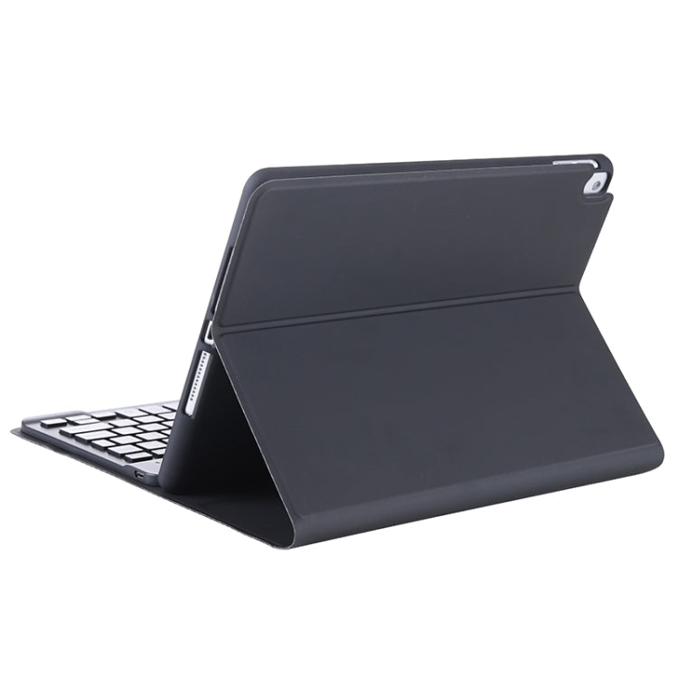 T098B Candy Color Skin Feel Texture Bluetooth Keyboard Leather Case with Pen Holder For iPad Air 4 10.9 2020 / Air 5 10.9 2022 (Black) - For iPad Air by PMC TechLife | Online Shopping South Africa | PMC TechLife