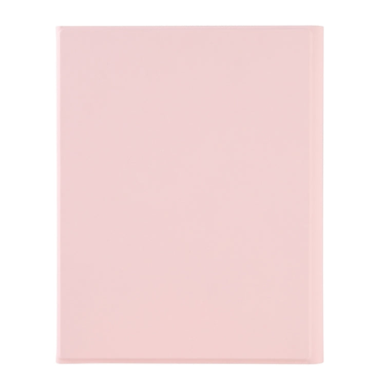 T098B Candy Color Skin Feel Texture Bluetooth Keyboard Leather Case with Pen Holder For iPad Air 11 2024 / 2025 / Air 4 10.9 2020 / Air 5 10.9 2022 (Pink)