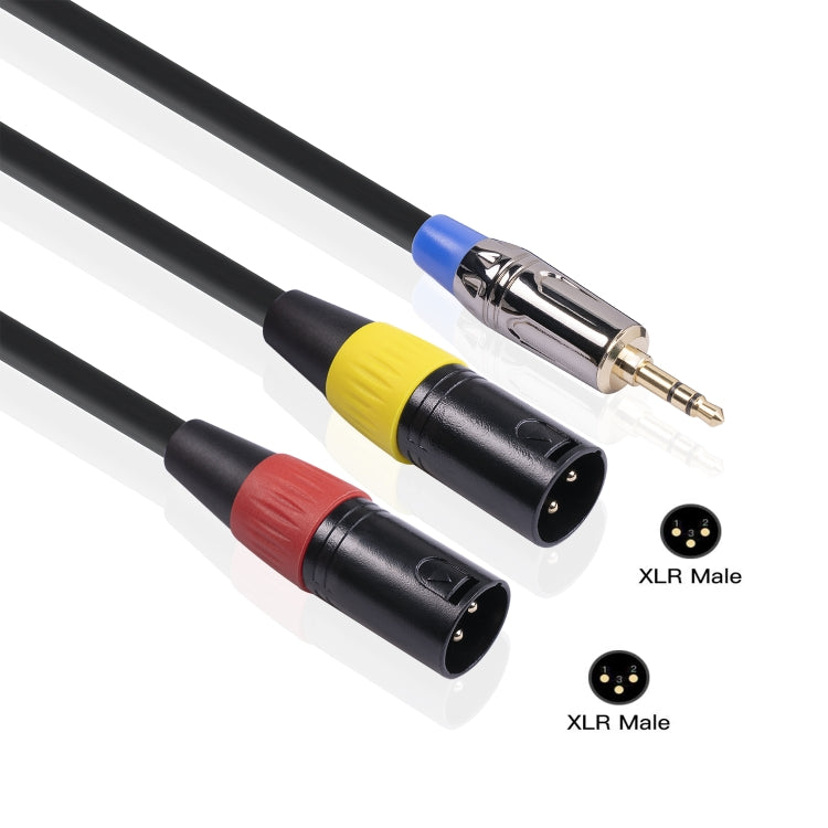 TC194BUXK108YR-30 3.5mm Male to Dual Canon Male Audio Cable, Length: 3m - free shipping - PMC Jewellery - Order now!