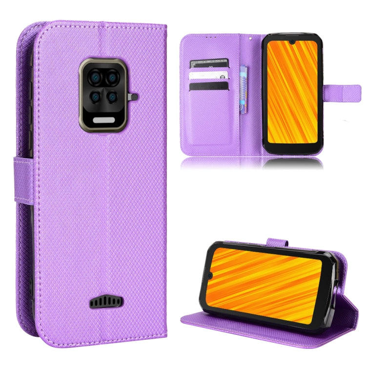 For Doogee S59 / S59 Pro Diamond Texture Leather Phone Case(Purple) - Doogee Cases by PMC TechLife | Online Shopping South Africa | PMC TechLife | Buy Now Pay Later Mobicred