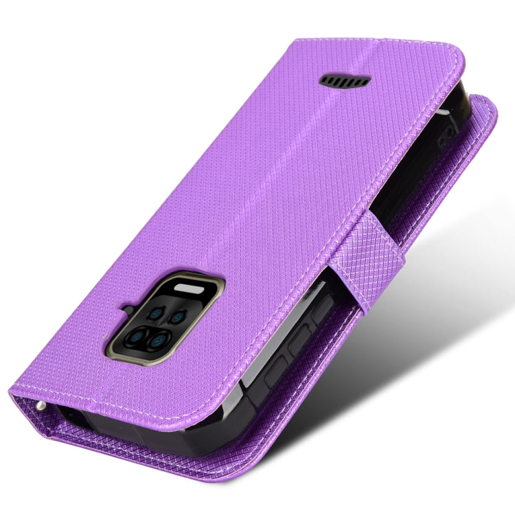 For Doogee S59 / S59 Pro Diamond Texture Leather Phone Case(Purple) - Doogee Cases by PMC TechLife | Online Shopping South Africa | PMC TechLife | Buy Now Pay Later Mobicred