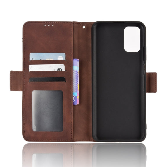 For Ulefone Note 12P Skin Feel Calf Pattern Leather Phone Case(Brown)
