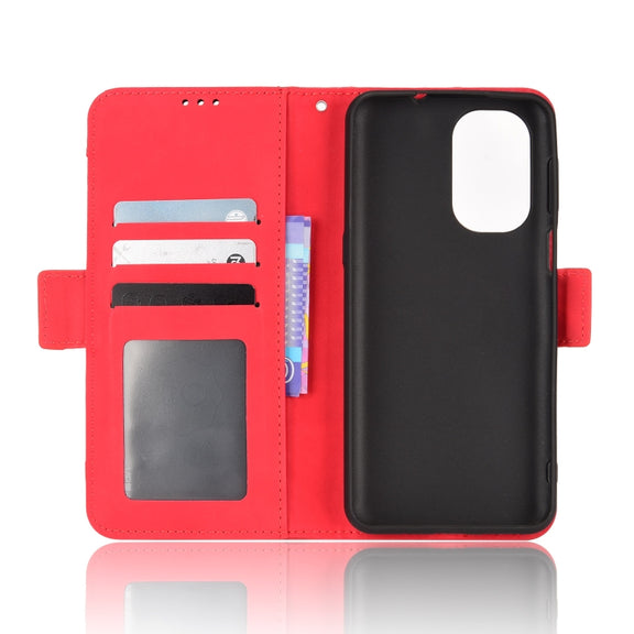 For Ulefone Note 13P Skin Feel Calf Pattern Leather Phone Case(Red)