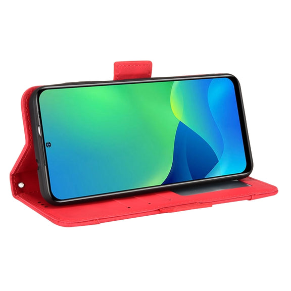 For Ulefone Note 13P Skin Feel Calf Pattern Leather Phone Case(Red)