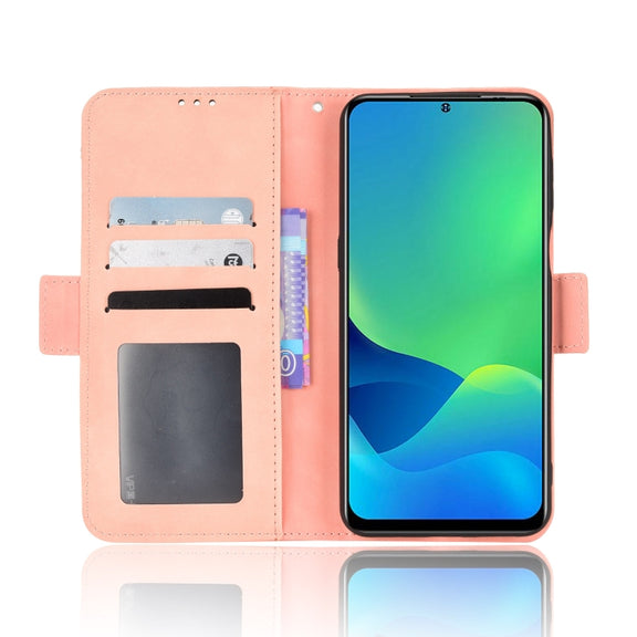 For Ulefone Note 13P Skin Feel Calf Pattern Leather Phone Case(Pink)