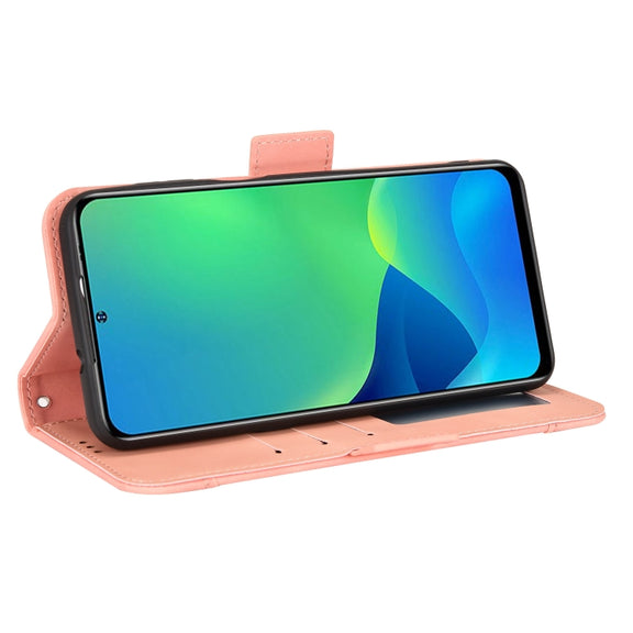 For Ulefone Note 13P Skin Feel Calf Pattern Leather Phone Case(Pink)