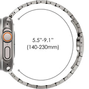 Steel Watch Band For Apple Watch Series 9&8&7 41mm / SE 3&SE 2&6&SE&5&4 40mm / 3&2&1 38mm(Titanium Orange)