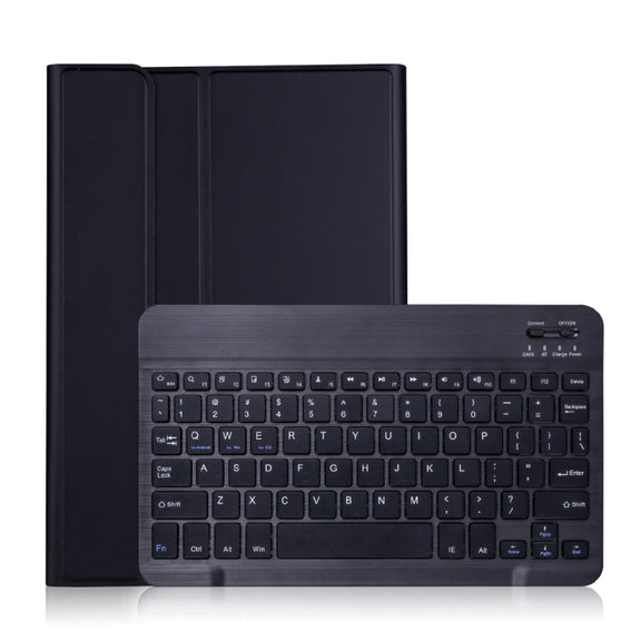 OP11 Lambskin Texture Ultra-thin Bluetooth Keyboard Leather Case For OPPO Pad 11 inch(Black)