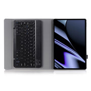 OP11 Lambskin Texture Ultra-thin Bluetooth Keyboard Leather Case For OPPO Pad 11 inch(Black)