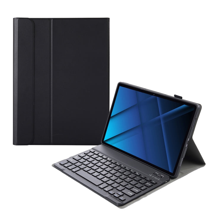 AK16 Lambskin Texture Bluetooth Keyboard Leather Case For Lenovo Tab 6 5G 10.3 inch(Black) - Lenovo Keyboard by PMC TechLife | Online Shopping South Africa | PMC TechLife