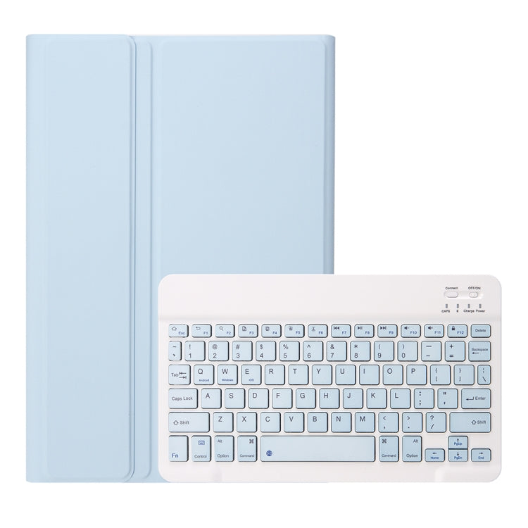A08 Candy Color Ultra Thin Bluetooth Keyboard Leather Case For Samsung Galaxy Tab A8 10.5 2021 SM-X200 / SM-X205(White Ice) - Samsung Keyboard by PMC TechLife | Online Shopping South Africa | PMC TechLife