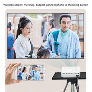 YG530 LED Small 1080P Wireless Screen Mirroring Projector, Power Plug:US Plug(Black)