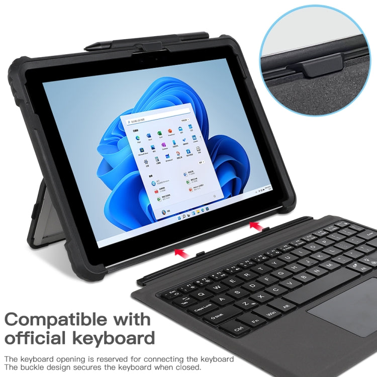 For MicroSoft Surface Pro 4 / 5 / 6 / 7 / 7+ Acrylic Transparent Hand Shoulder Strap Laptop Case