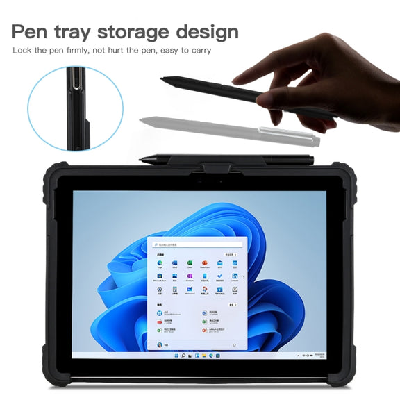 For MicroSoft Surface Pro 4 / 5 / 6 / 7 / 7+ Acrylic Transparent Hand Shoulder Strap Laptop Case